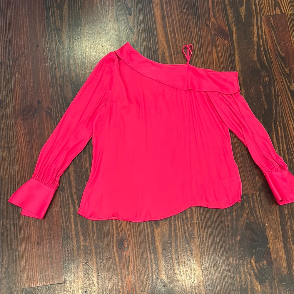 Elegant Pink Off-Shoulder Women's Top